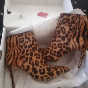 Brand new leopard booties